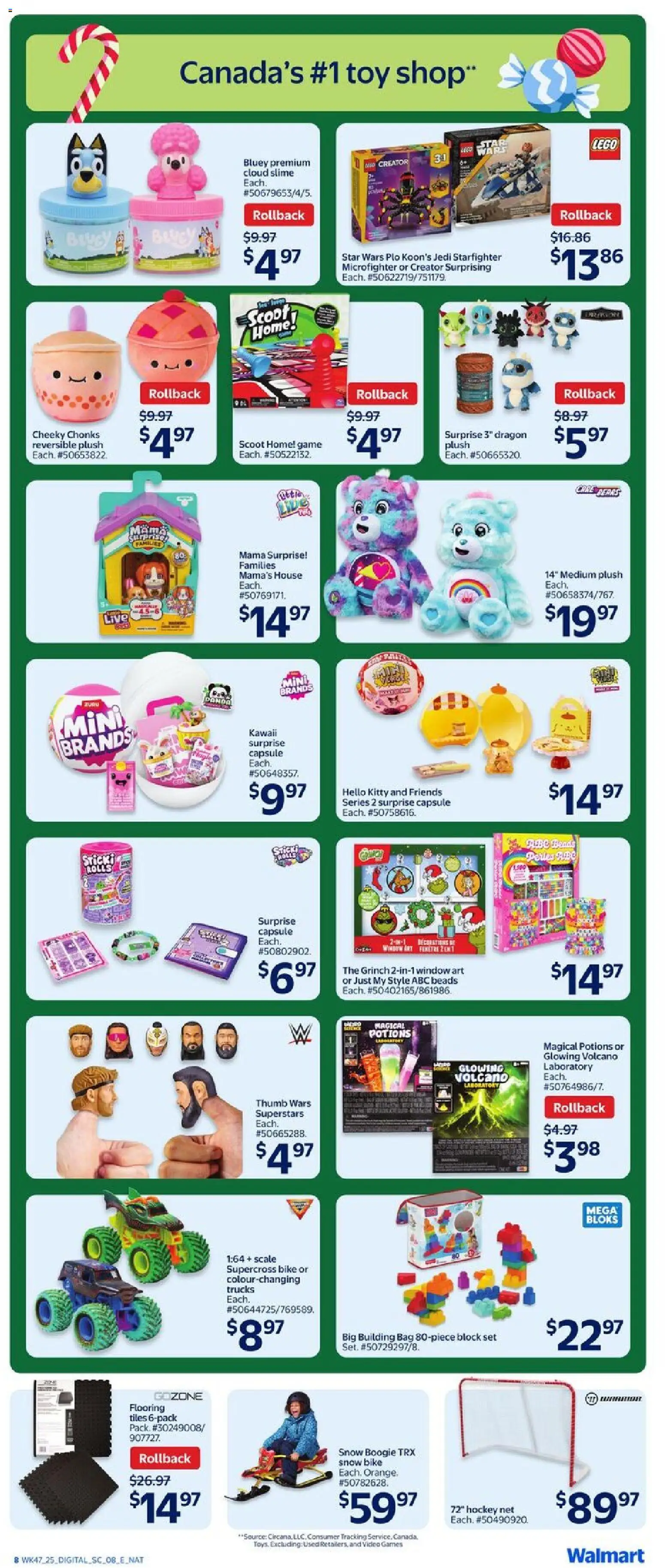 Walmart flyer valid from 18.12.2025 | Page: 8 | Products: Video, Game, Bag