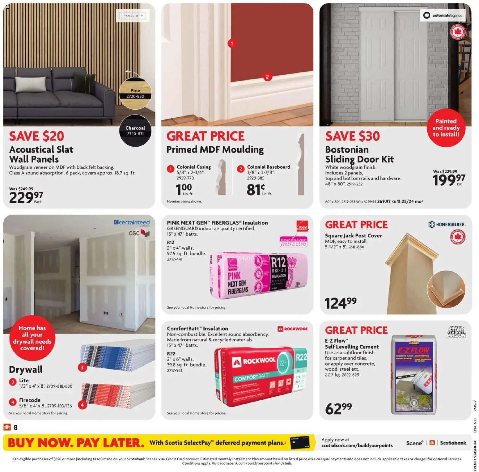 Home Hardware flyer valid from 06.11.2025 | Page: 9 | Products: Bag, Carpet