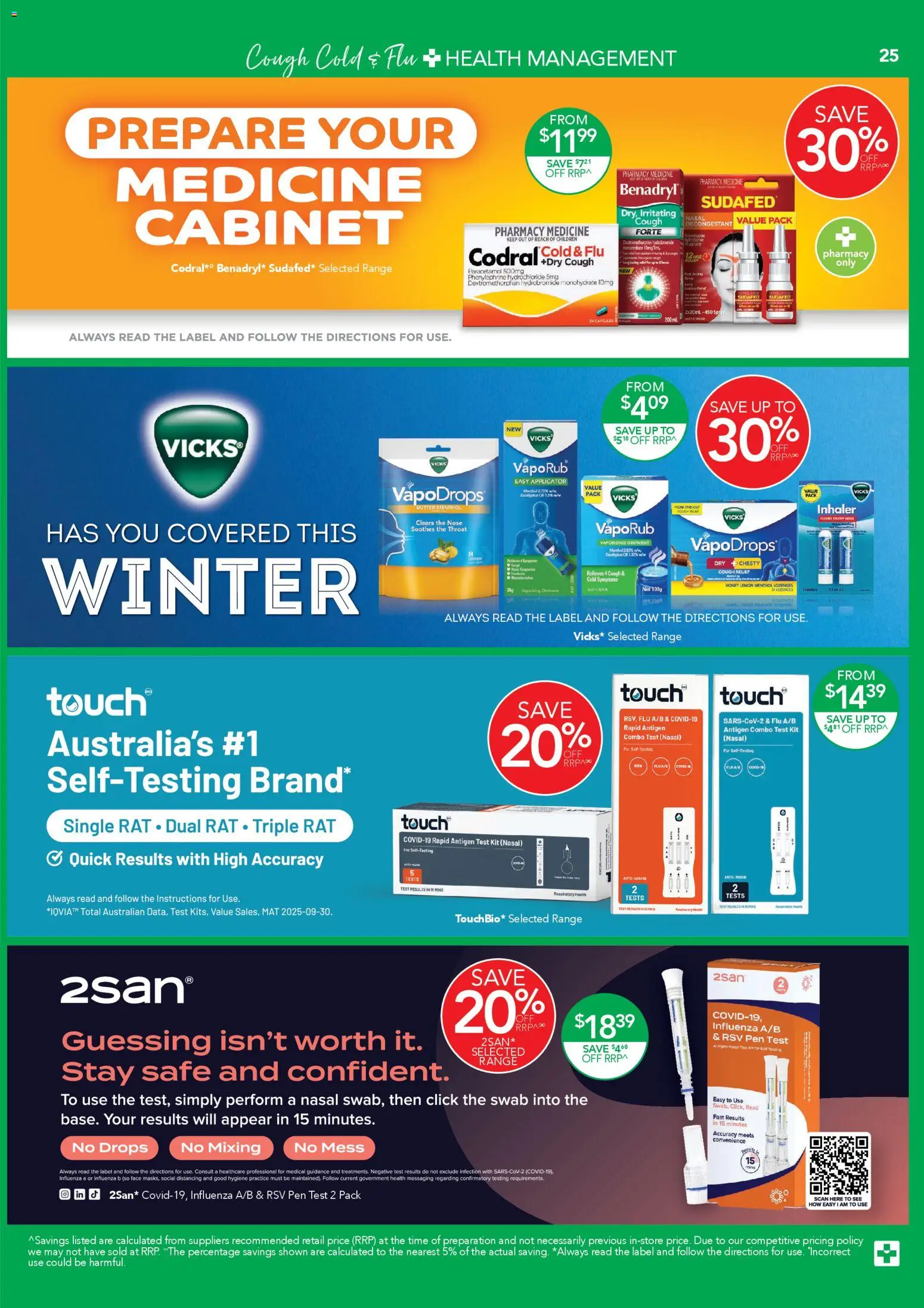 Terry White catalogue - valid from 16.04.2026 | Page: 25 | Products: Couch, Butter, Lemon, VapoRub