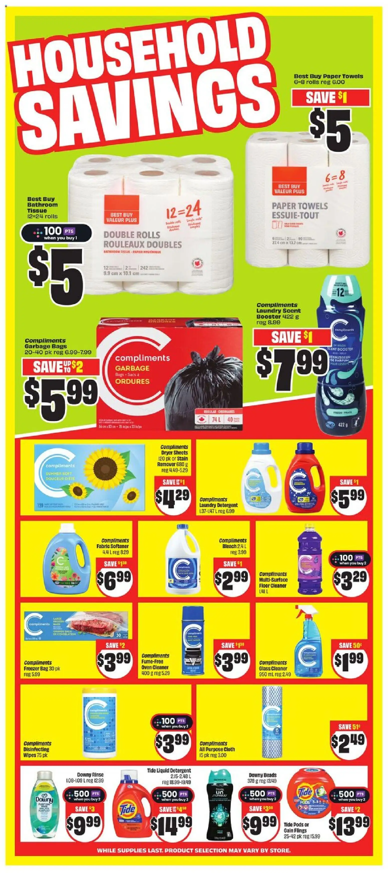 FreshCo flyer valid from 01.01.2026 | Page: 7 | Products: Dryer, Oven, Fabric softener, Detergent