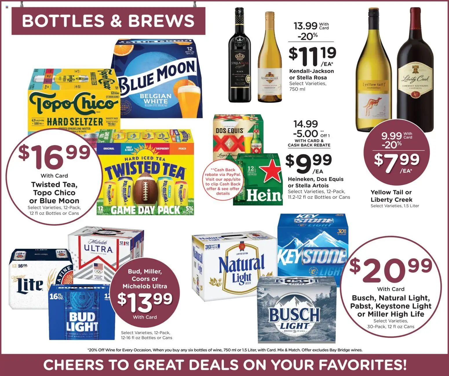 Smith's Weekly Ad - ID - valid from 26.12.2025 | Page: 13 | Products: Beer, Tea, Peach, Game