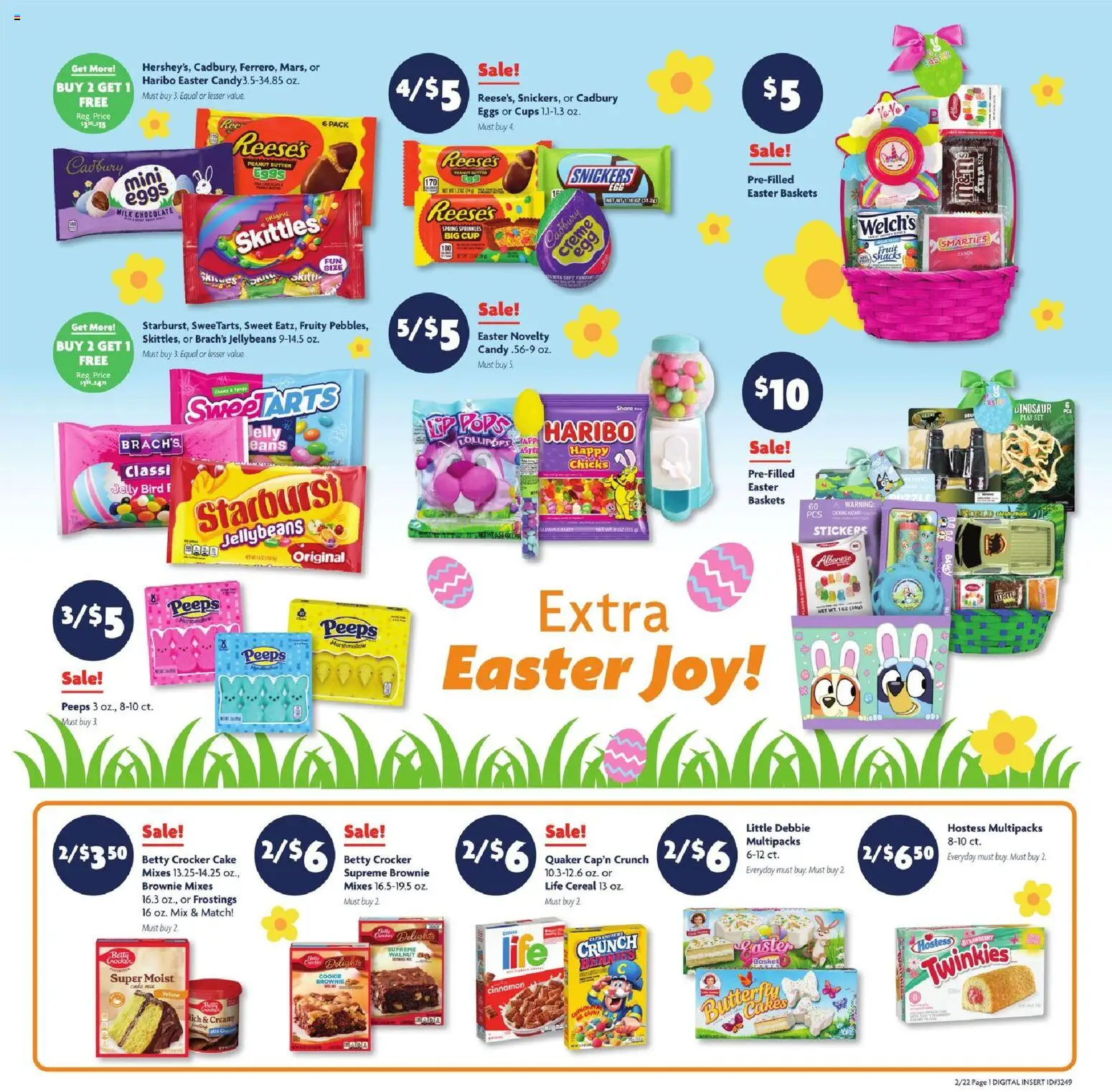 Family Dollar Current Ad - TX - valid from 22.02.2026 | Page: 7 | Products: Berries, Stickers, Milk, Chocolate