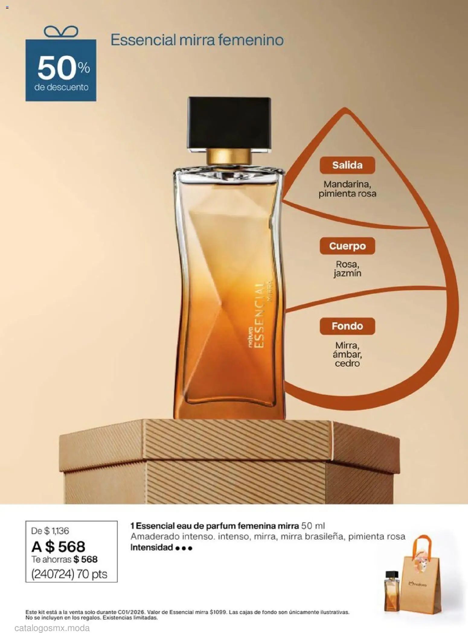 Nuevas ofertas de Natura válidas en toda la República Mexicana desde el 20.12.2025. ¡Encuentra las mejores ofertas en Natura campaña 1 2026! | Página: 11 | Productos: Pimienta, Té