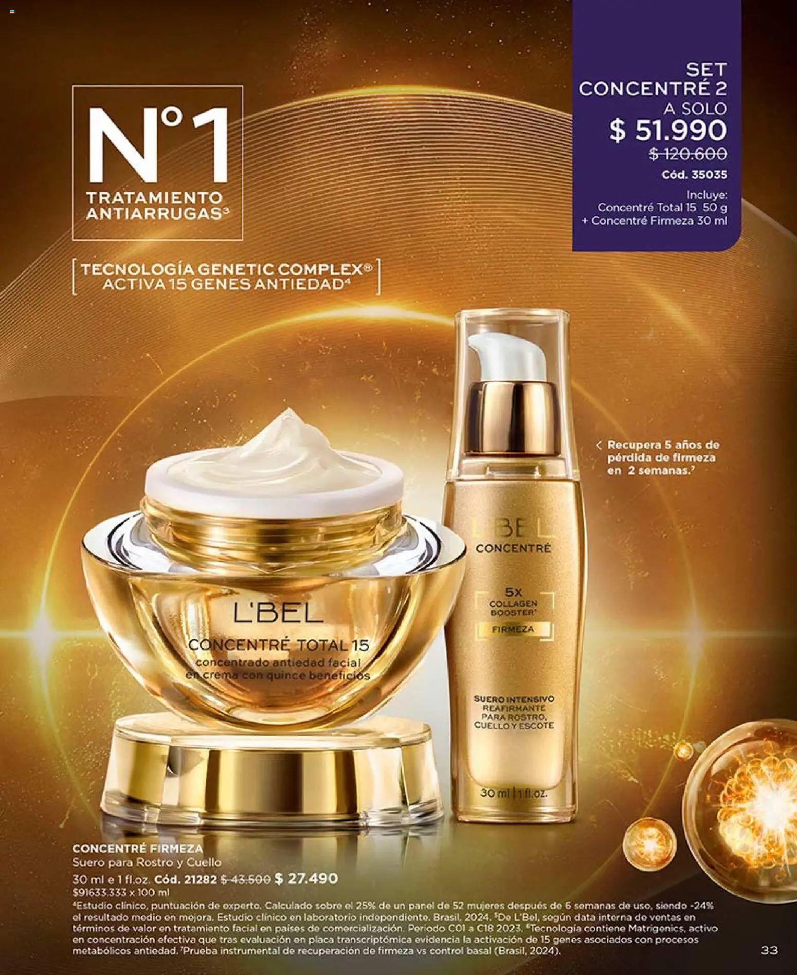 Catálogo L'Bel Campaña 7 │ válido desde el 18.04.2026 | Página: 33 | Productos: Cuello, Sobre, Crema