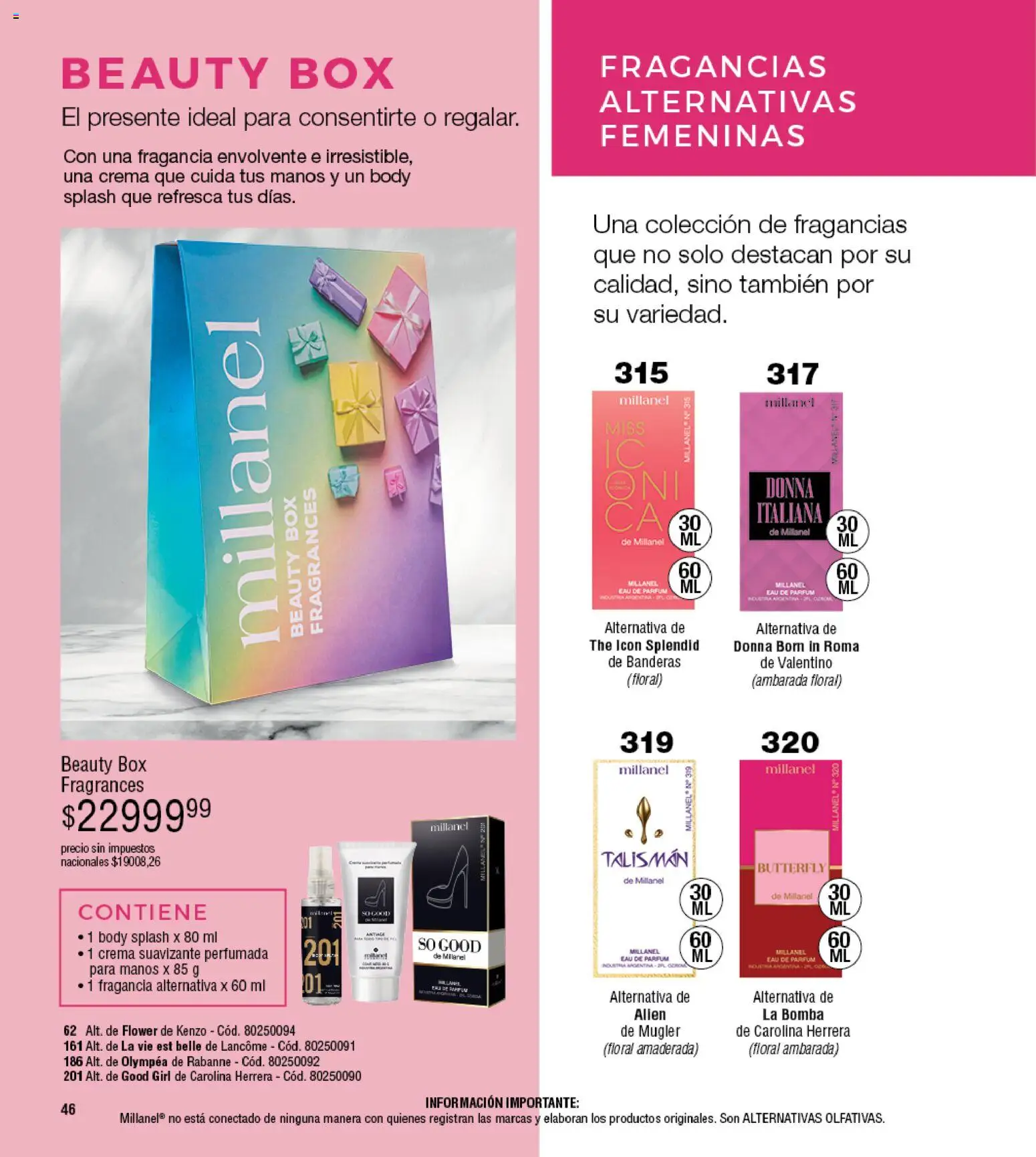 Millanel - Catálogo │ válido desde el 30.03.2026 | Página: 46 | Productos: Body, Fragancia, Suavizante, Crema