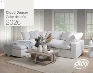 Vista previa de Muebles Dico catálogo Cloud Dancer Color del año 2026, nuevo folleto de la tienda, válido en México a partir del 30.01.2026