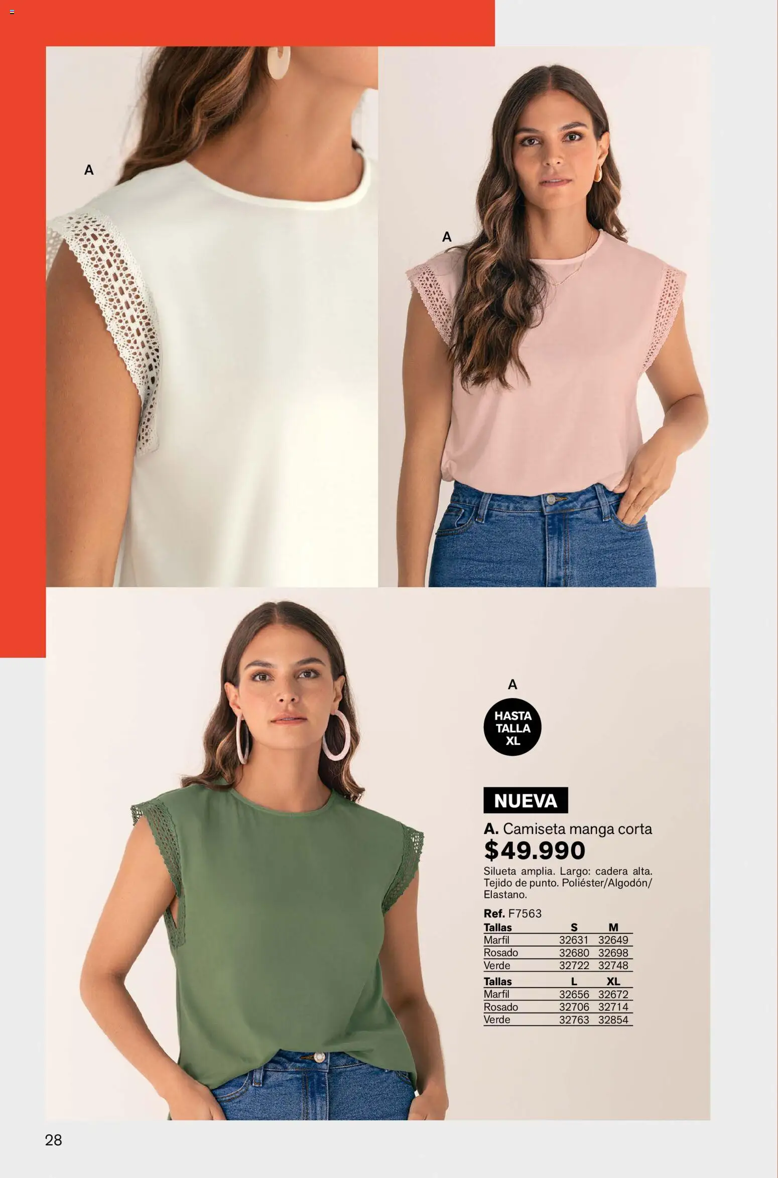 Leonisa revista - valida desde el 02.01.2026 | Página: 28 | Productos: Camiseta