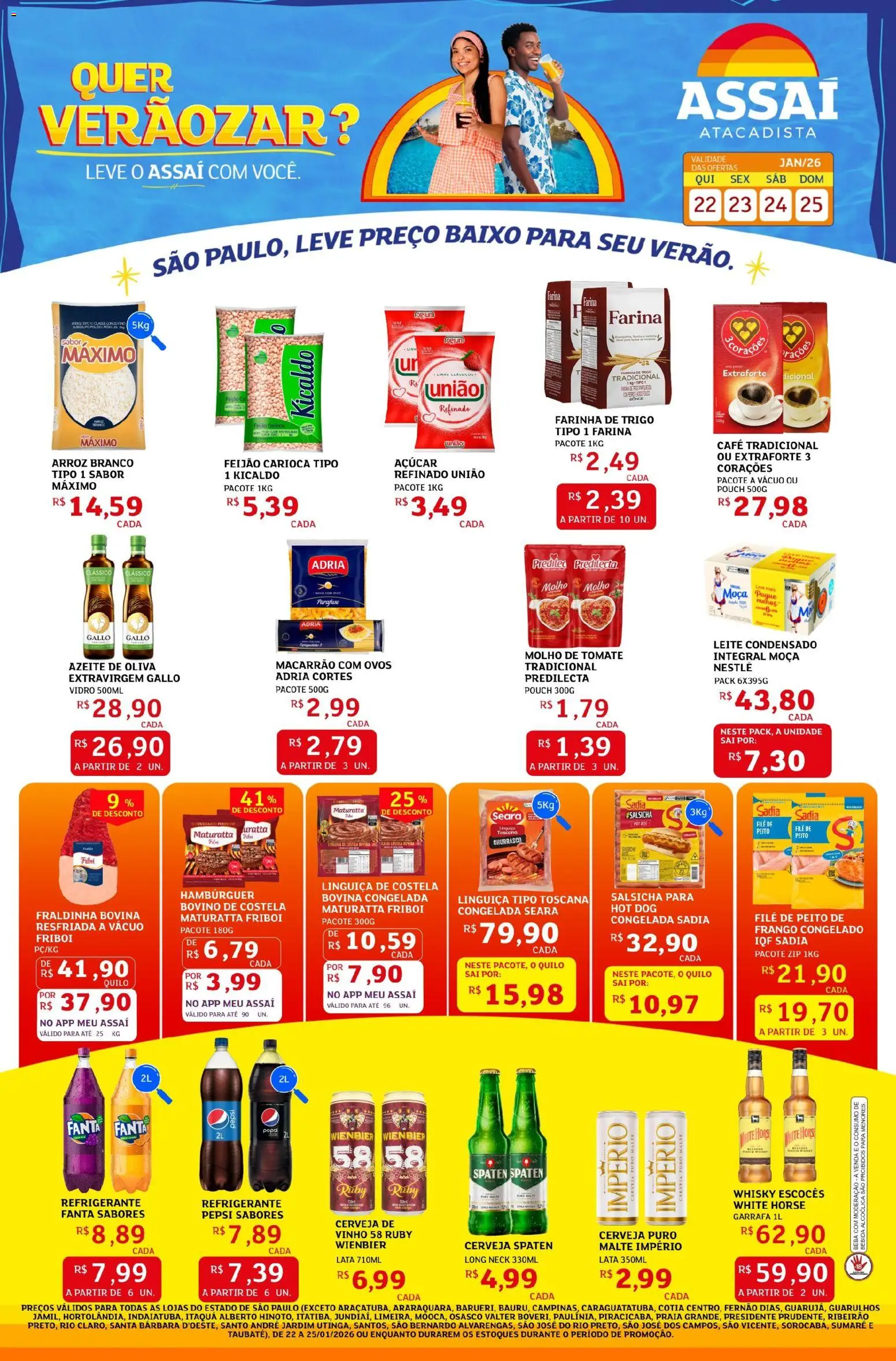Assaí Atacadista Folheto - válido de 22.01.2026 | Página: 1