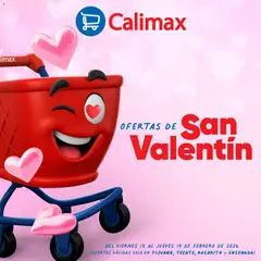 Vista previa de Calimax folleto San Valentín, nuevo folleto de la tienda, válido en México a partir del 13.02.2026