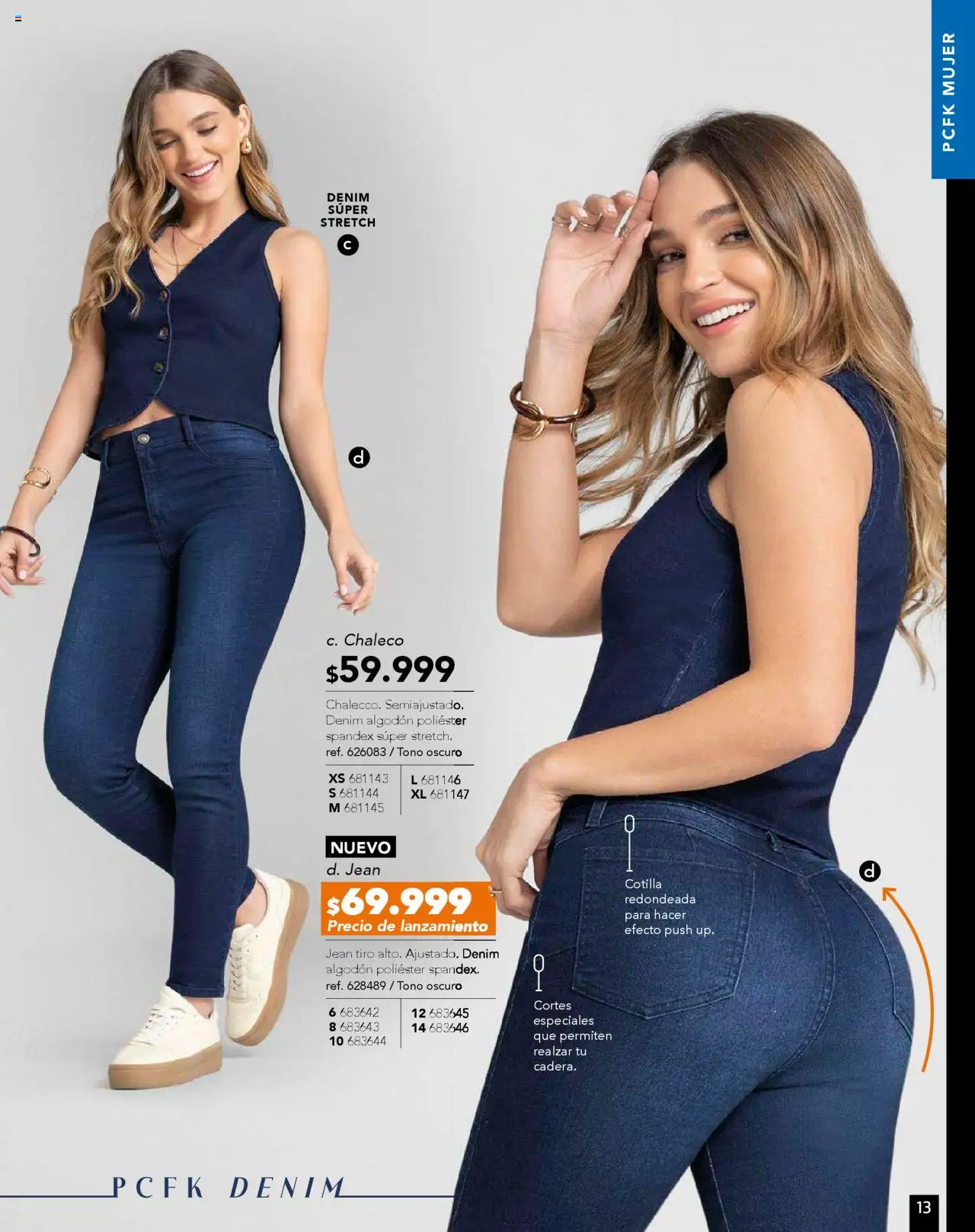 Pacifika revista - valida desde el 01.09.2025 | Página: 13 | Productos: Algodón, Jean, Chaleco