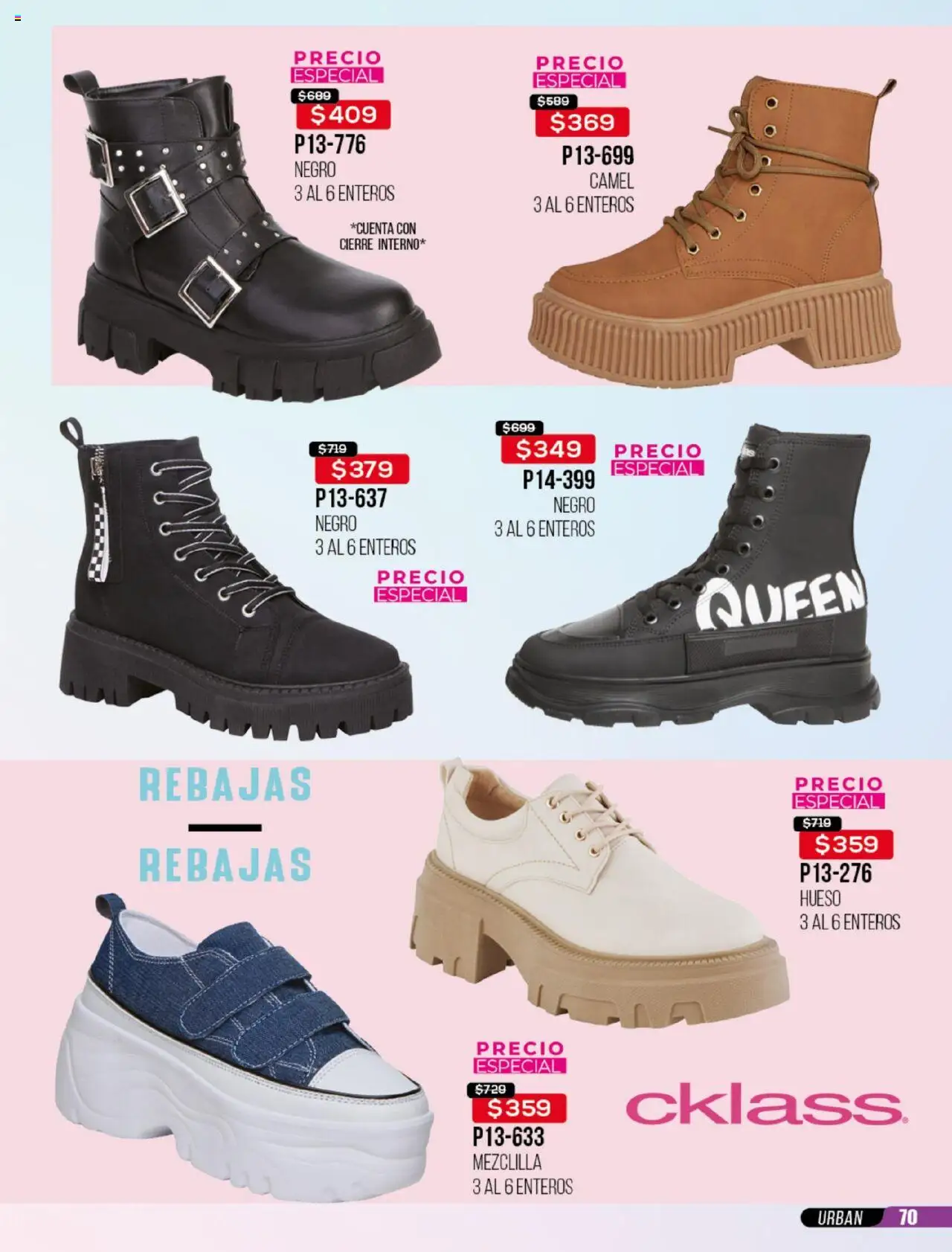 Nuevas ofertas de Cklass válidas en toda la República Mexicana desde el 23.06.2025. ¡Encuentra las mejores ofertas en Cklass catálogo Rebajas Sobre Calzado! | Página: 71