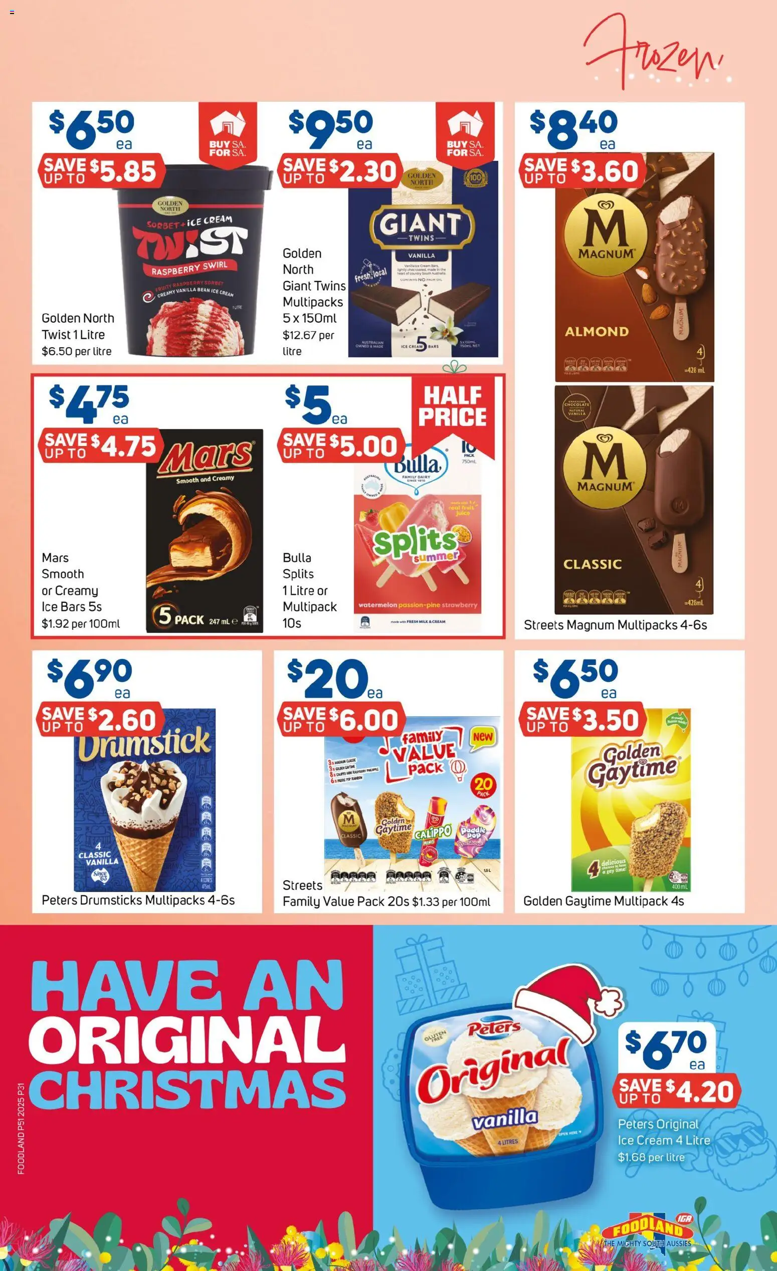 Foodland catalogue - valid from 17.12.2025 | Page: 31 | Products: Milk, Cream, Ice cream, Raspberry