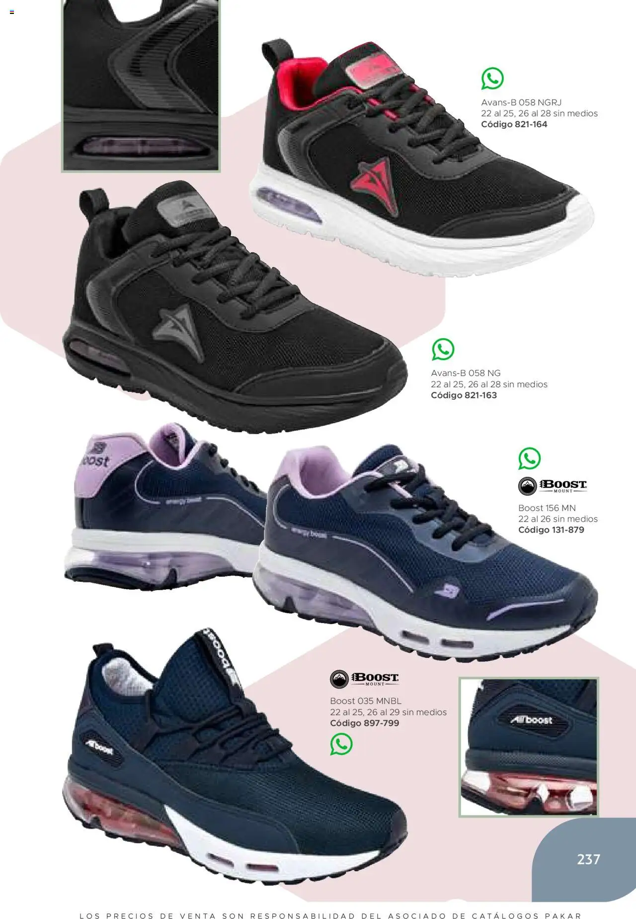 Nuevas ofertas de SC Pakar válidas en toda la República Mexicana desde el 24.07.2025. ¡Encuentra las mejores ofertas en SC Pakar - Catálogo Casual otoño / invierno! | Página: 237