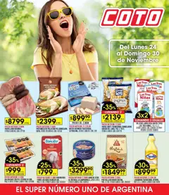 Vista previa Coto - Ofertas válido desde el 24.11.2025