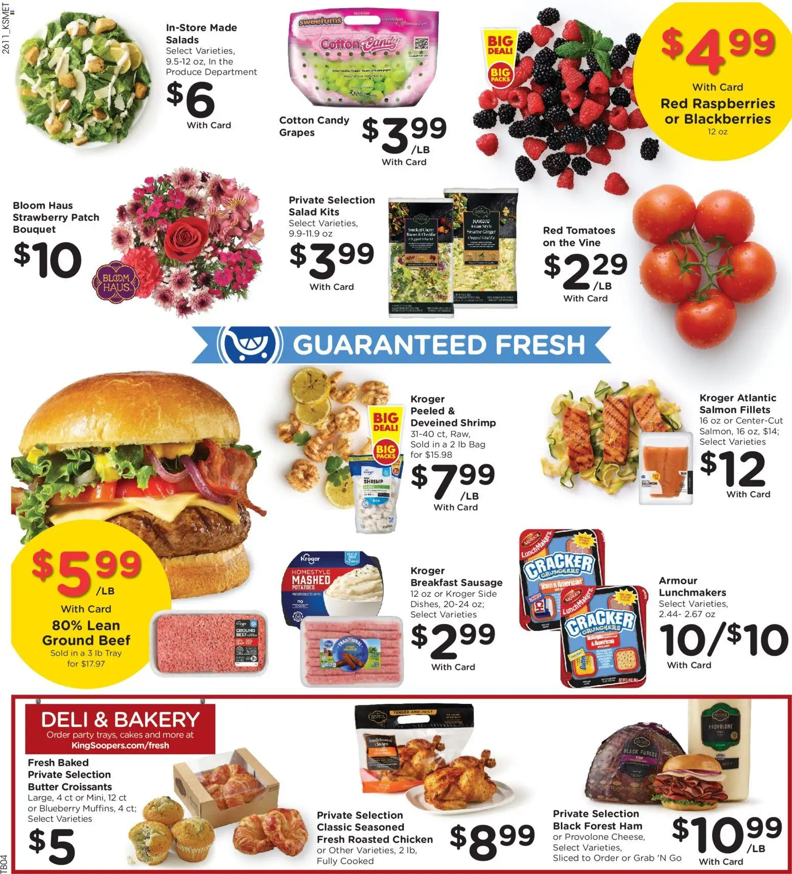 King Soopers Weekly Ad - valid from 15.04.2026 | Page: 10 | Products: Ginger, Butter, Tomatoes, Bag