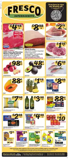 Preview of Fresco y Más weekly ads valid from 25.03.2026