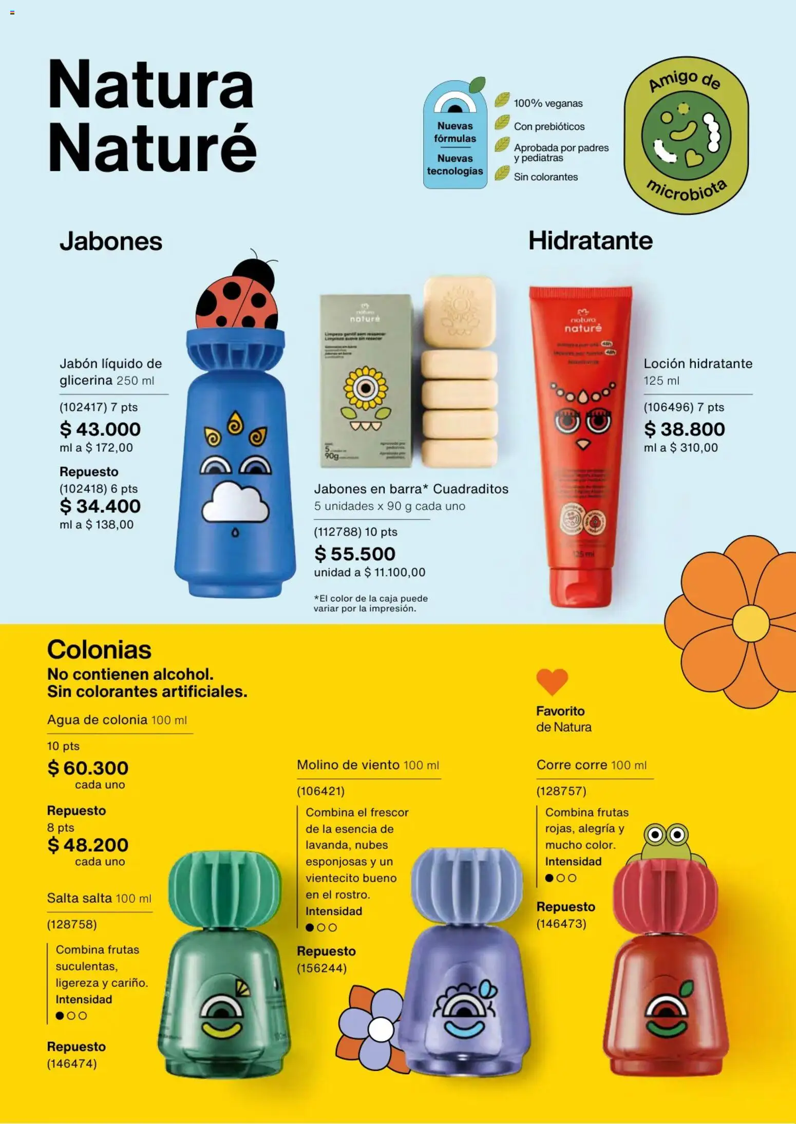 Natura revista - valida desde el 13.11.2025 | Página: 163 | Productos: Agua, Loción, Caja, Jabón