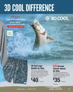 Preview of Cabela's weekly ads valid from 15.12.2025 | Page: 11 | Products: Hoodie, Shorts