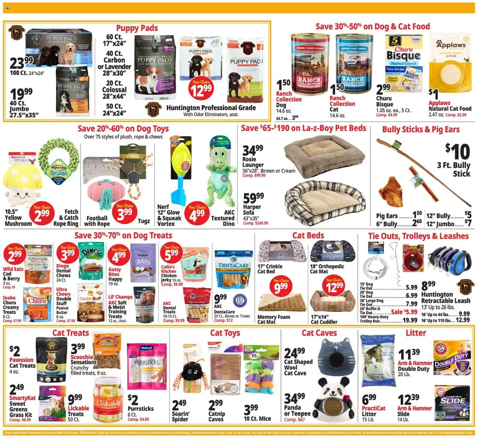Ocean State Job Lot Weekly Ad - valid from 26.03.2026 | Page: 17 | Products: Dog Treats, Cat Food, Hammer, Greens