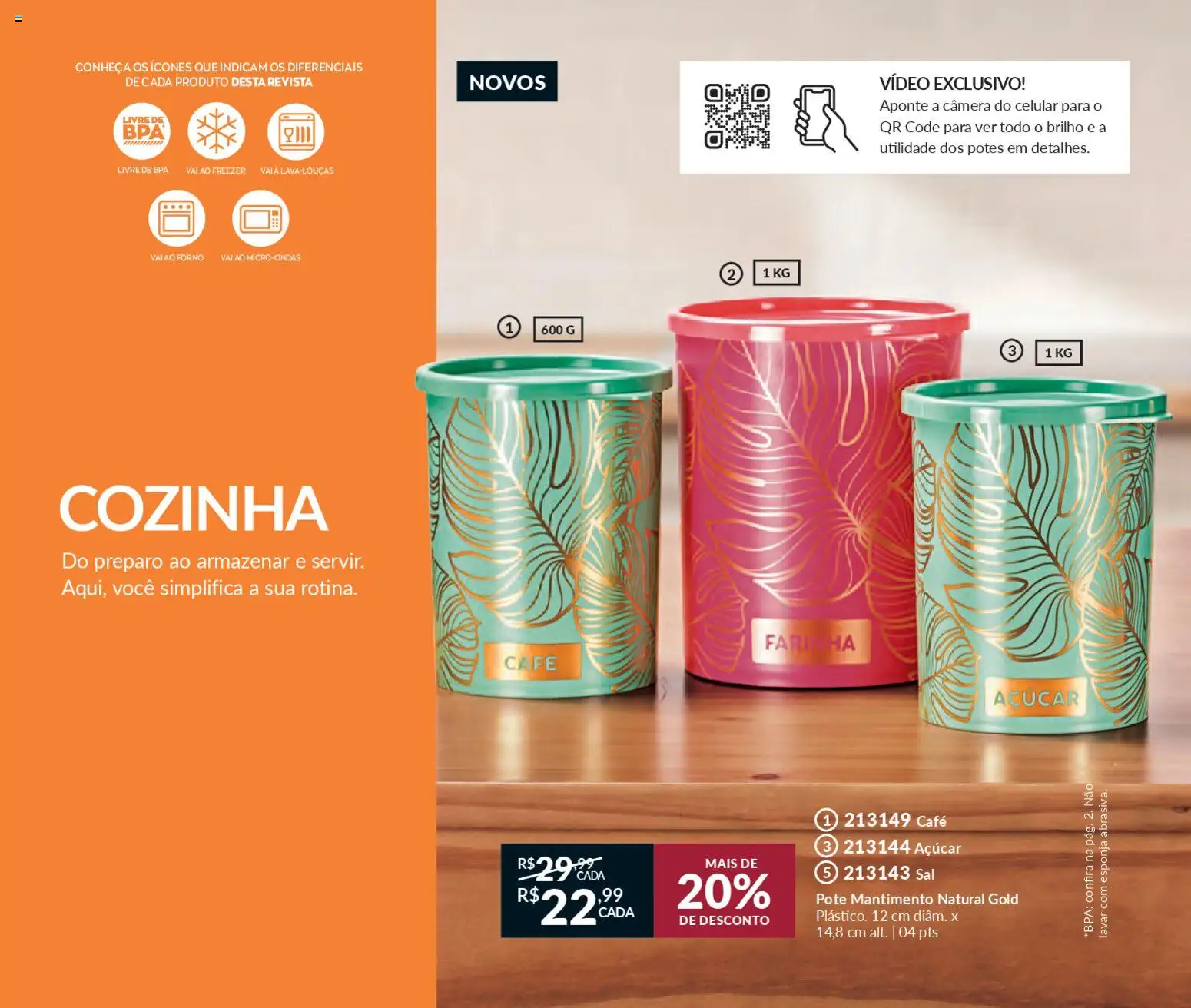 Avon Folheto - válido de 19.12.2025 | Página: 46 | Produtos: Forno, Esponja, Microondas, Potes