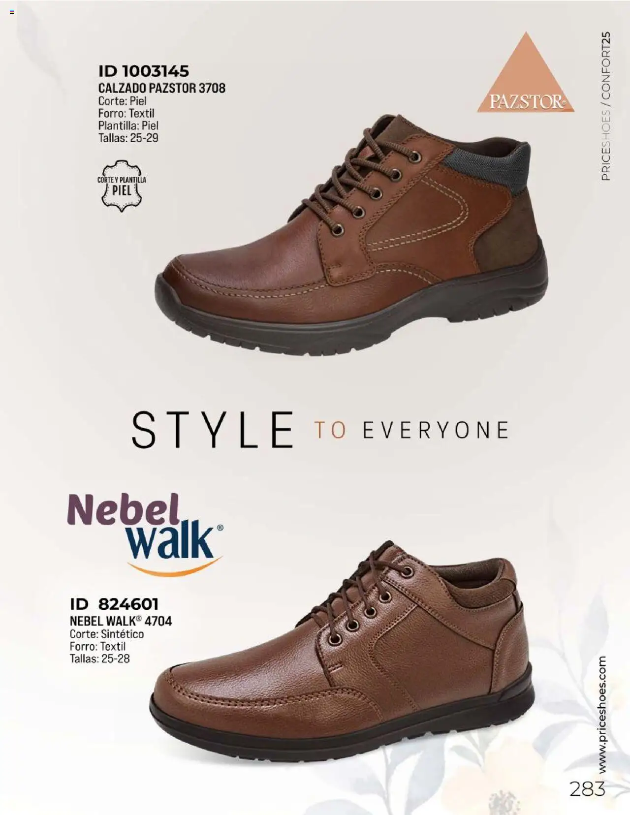 Nuevas ofertas de Price Shoes válidas en toda la República Mexicana desde el 10.02.2025. ¡Encuentra las mejores ofertas en Price Shoes catálogo Confort! | Página: 283