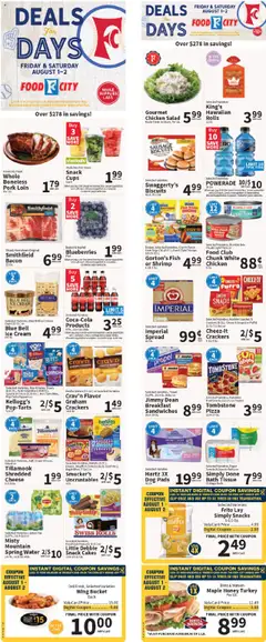 Preview of Food City weekly ads valid from 30.07.2025