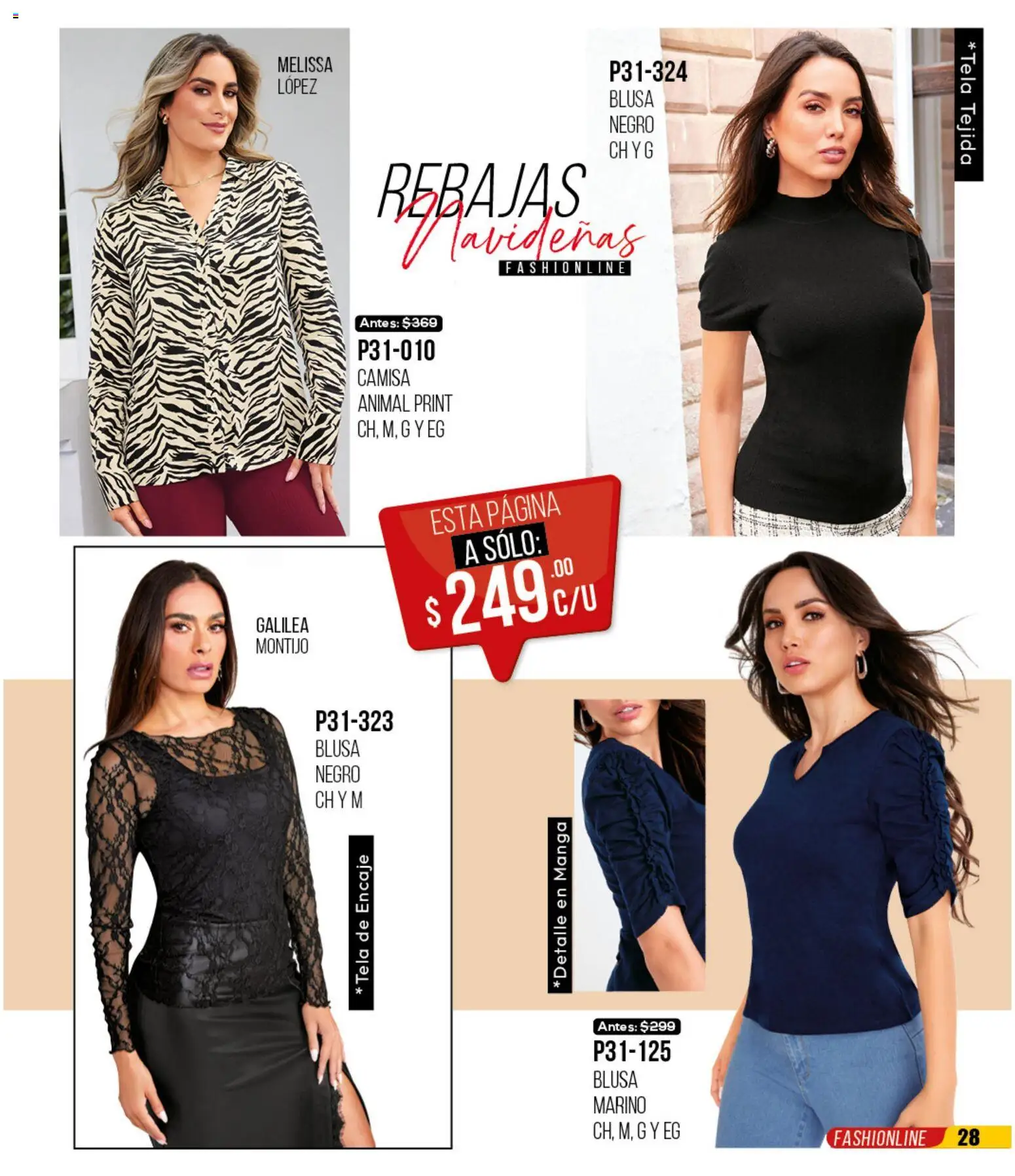 Nuevas ofertas de Cklass válidas en toda la República Mexicana desde el 30.11.2025. ¡Encuentra las mejores ofertas en Cklass catálogo Rebajas Navideñas Ropa! | Página: 29 | Productos: Blusa, Camisa, Manga
