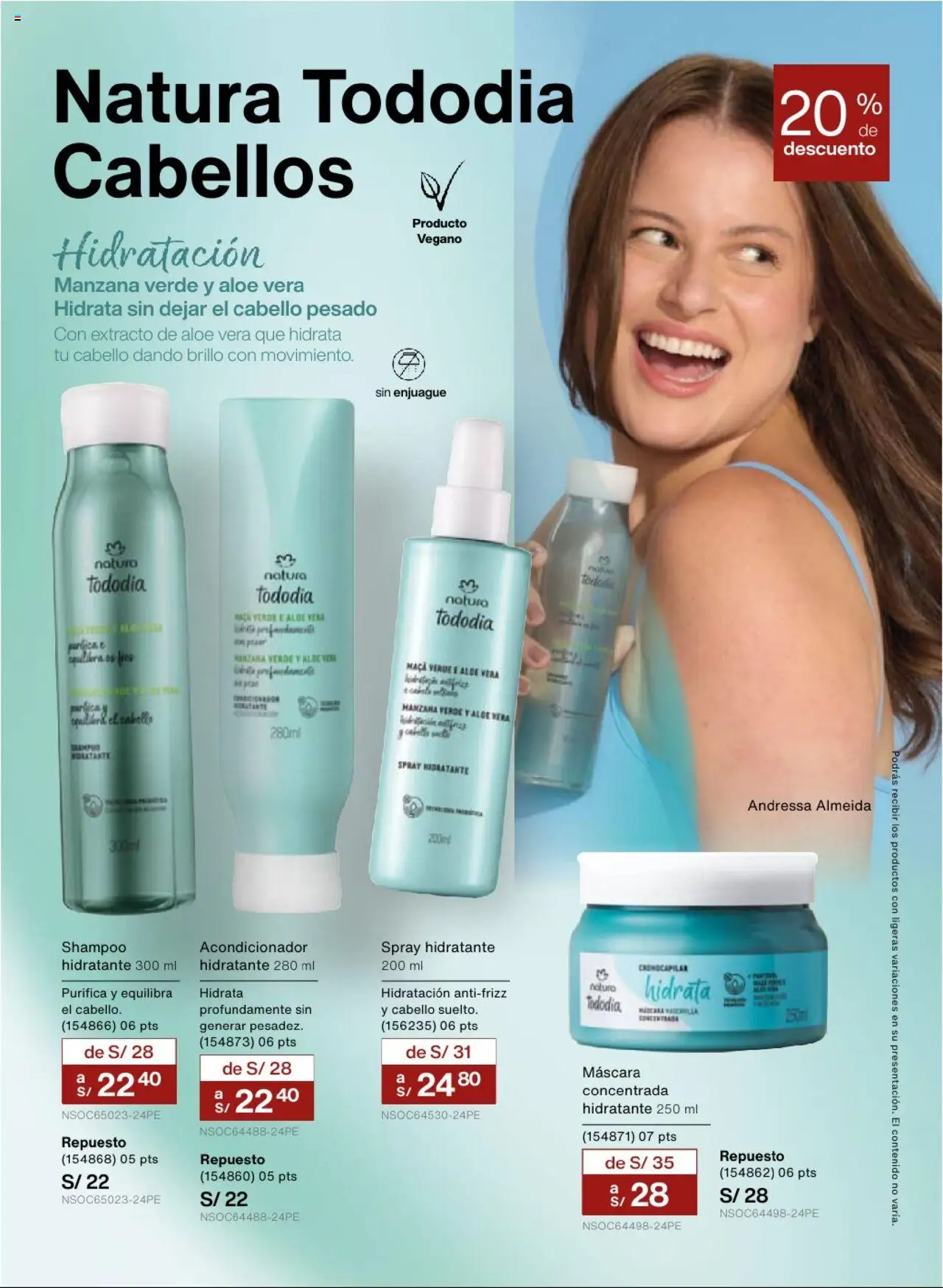 Catálogo Natura válido desde 12.10.2025 | Página: 140 | Productos: Máscara, Shampoo, Acondicionador