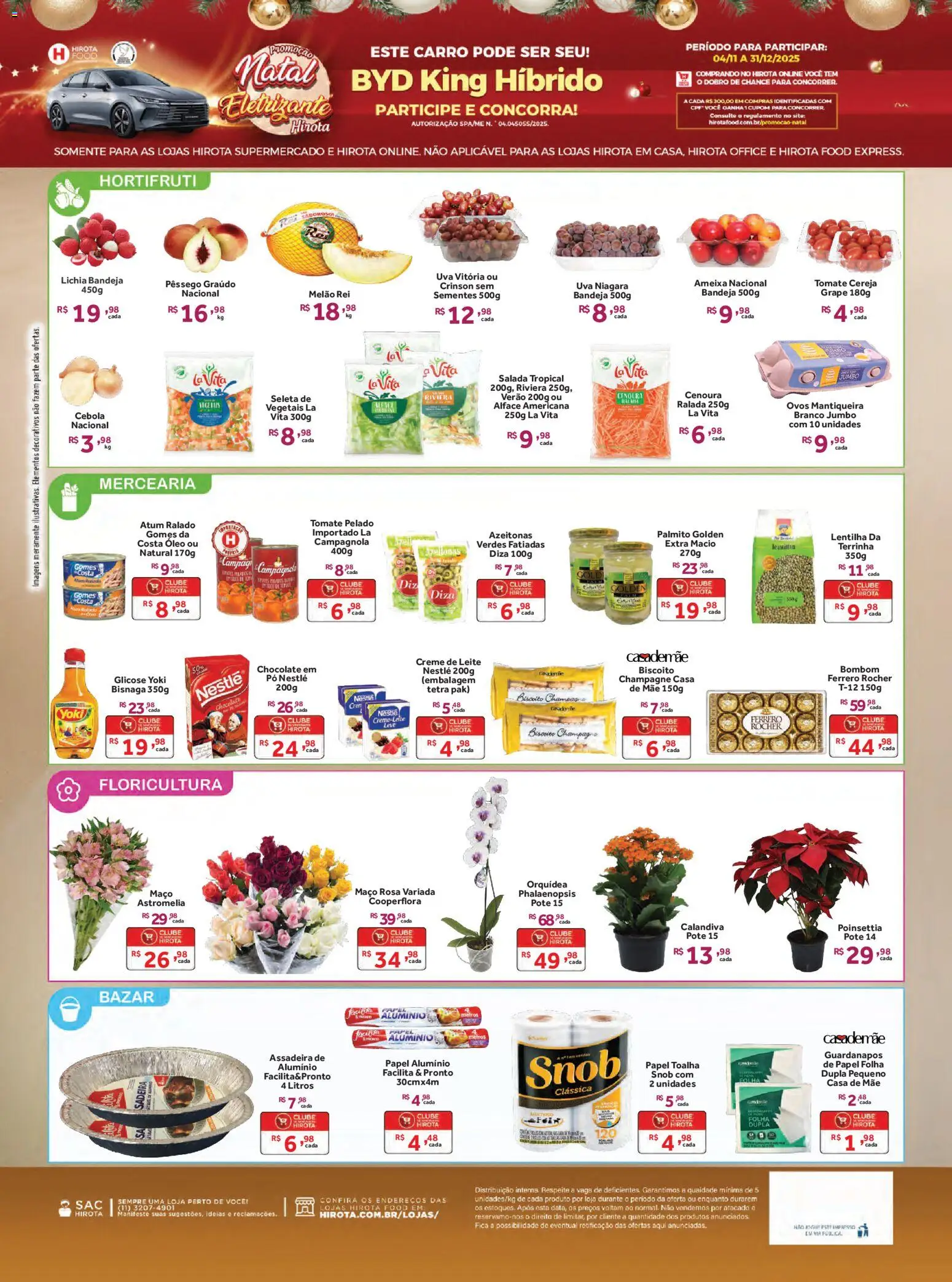 Hirota Food Folheto - válido de 17.12.2025 | Página: 4 | Produtos: Chocolate, Cenoura, Creme, Ferrero Rocher