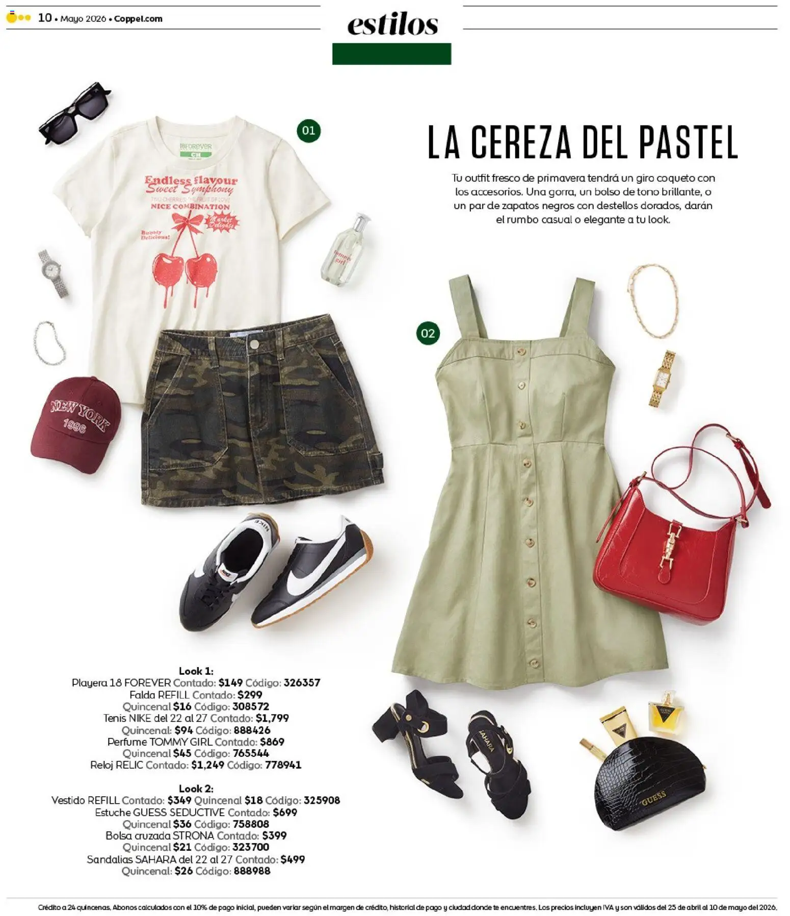 Nuevas ofertas de Coppel válidas en toda la República Mexicana desde el 25.04.2026. ¡Encuentra las mejores ofertas en Coppel catálogo Claro que la vas a querer! | Página: 10 | Productos: Tenis, Zapatos, Pastel, Reloj