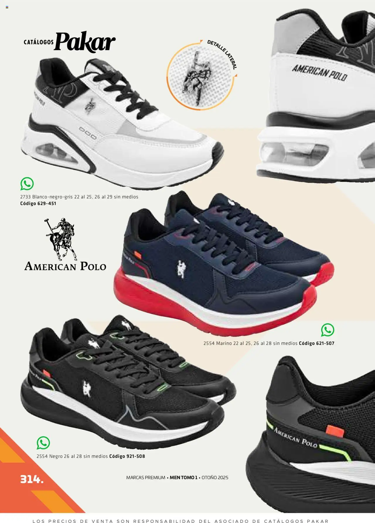 Nuevas ofertas de SC Pakar válidas en toda la República Mexicana desde el 29.08.2025. ¡Encuentra las mejores ofertas en SC Pakar - Catálogo Otoño Men Tomo 1! | Página: 314