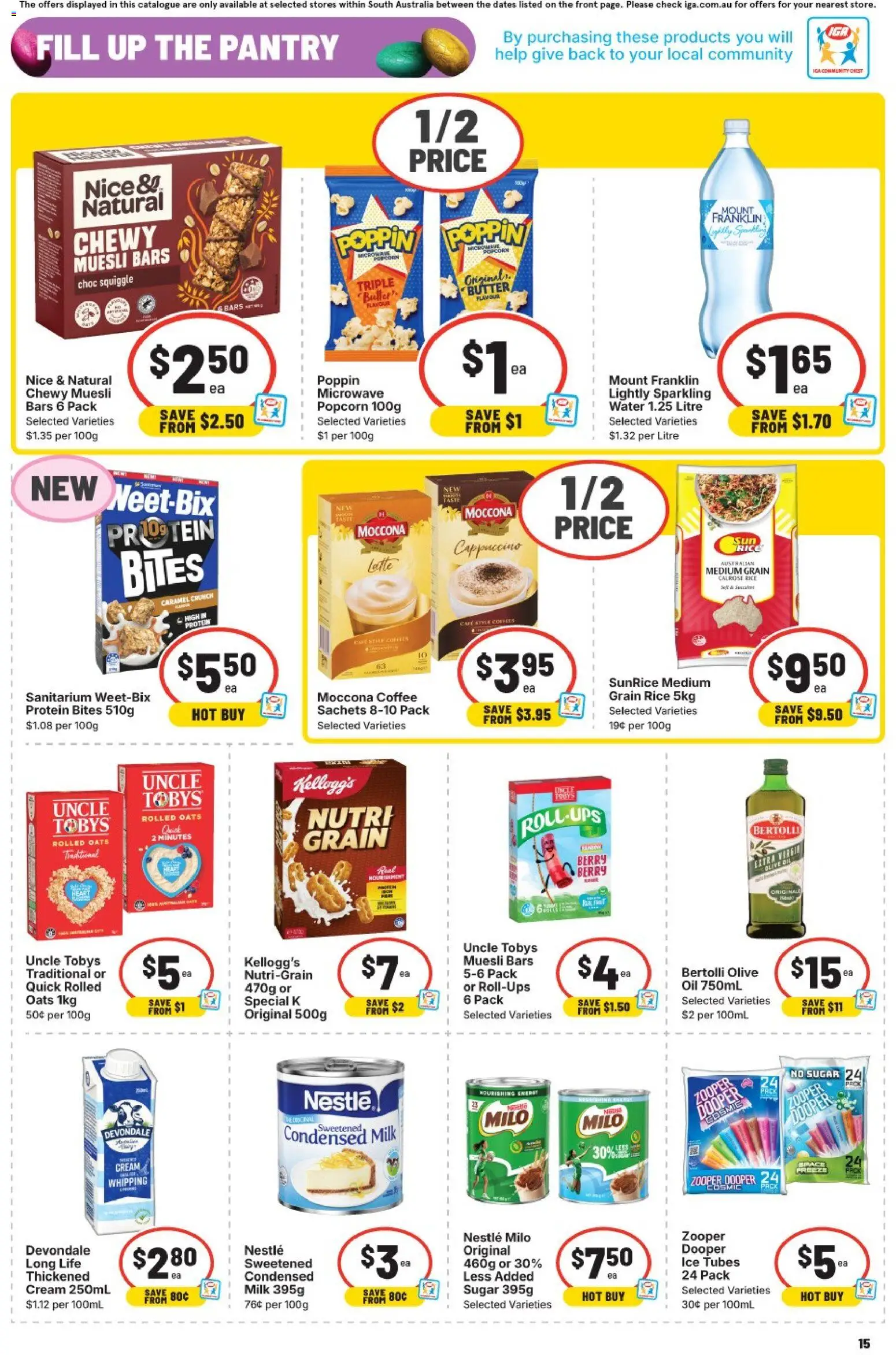 IGA catalogue - valid from 25.03.2026 | Page: 11 | Products: Coffee, Rice, Moccona, Microwave