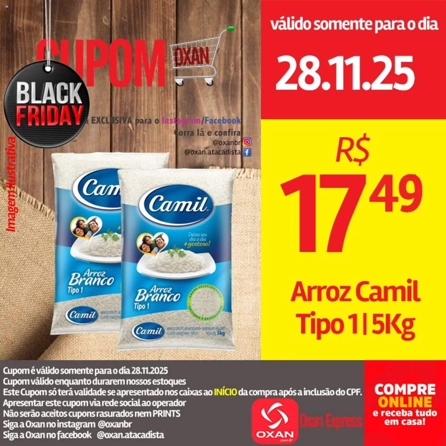 Oxan Atacadista Folheto - válido de 28.11.2025 | Página: 12 | Produtos: Arroz
