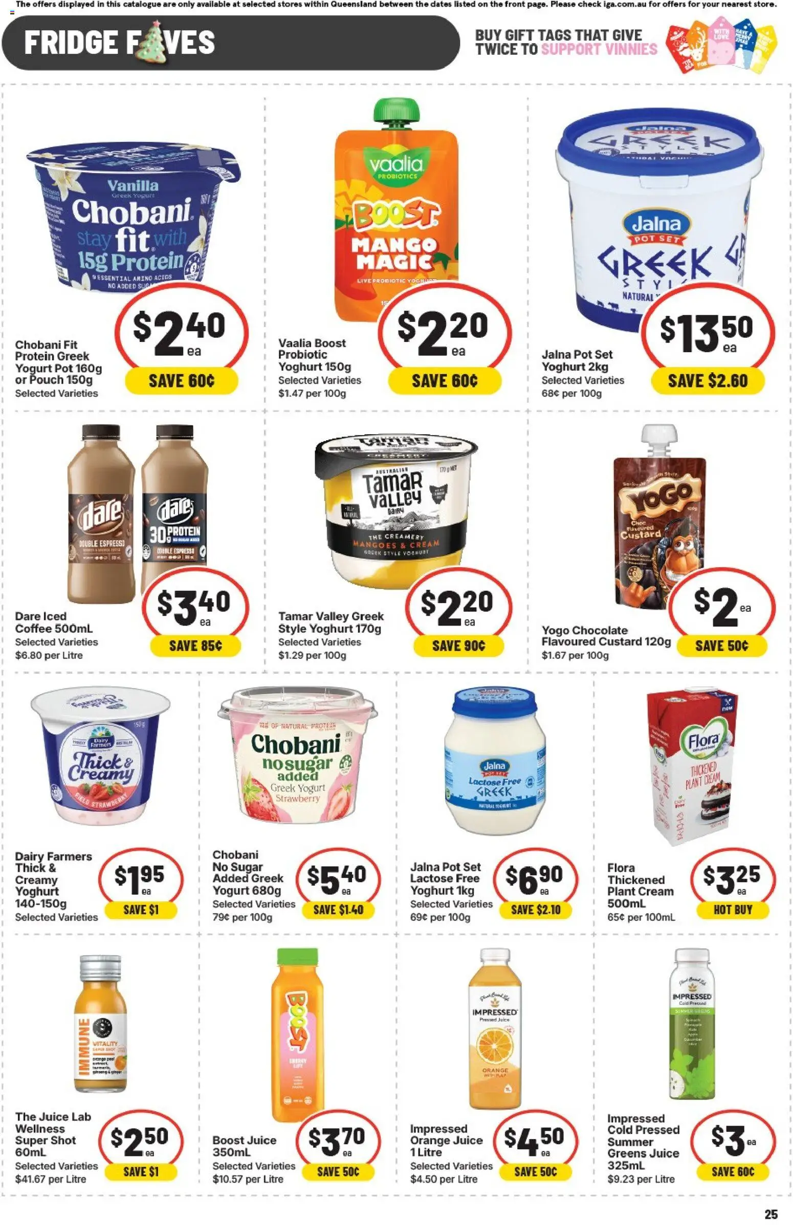 IGA catalogue - valid from 19.11.2025 | Page: 26 | Products: Yoghurt, Sugar, Mango, Greens