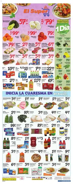 Preview of El Super weekly ads valid from 18.02.2026