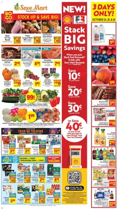 Preview of Save Mart weekly ads valid from 22.10.2025
