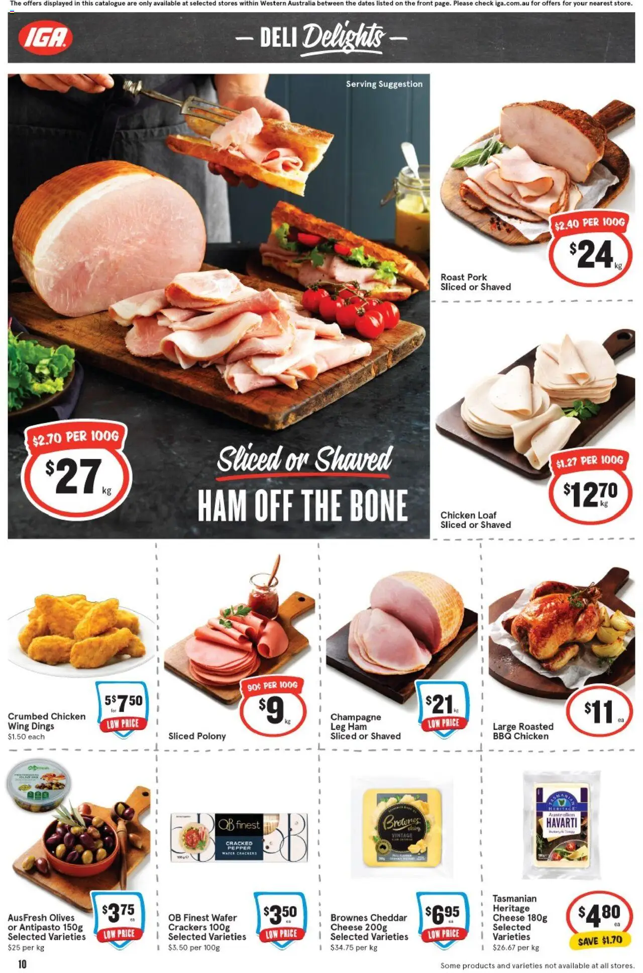 IGA catalogue - valid from 10.09.2025 | Page: 11 | Products: Ham, Pork, Olives, Pepper