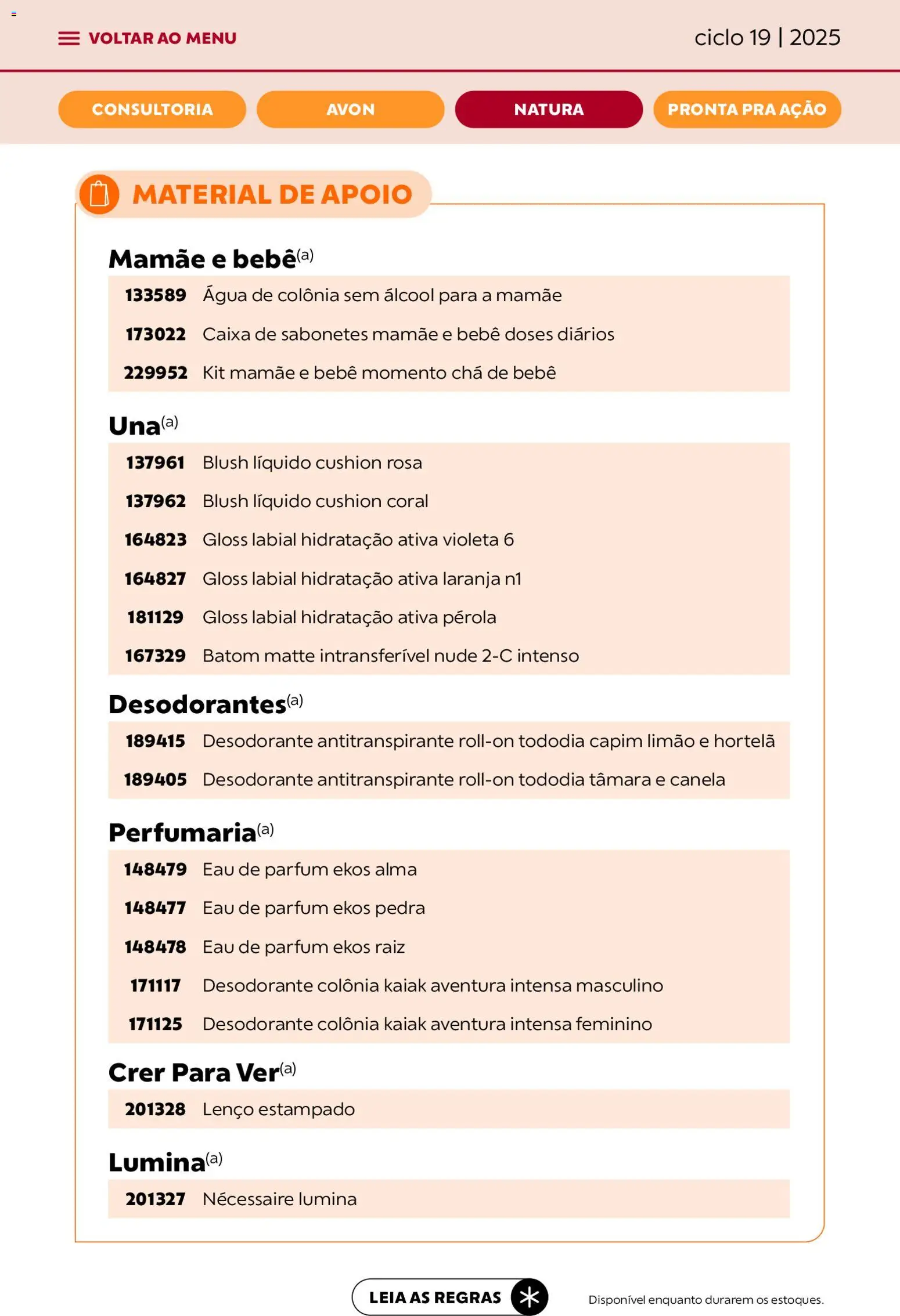 Avon Folheto - válido de 21.11.2025 | Página: 67 | Produtos: Batom, Gloss labial, Desodorante, Chá