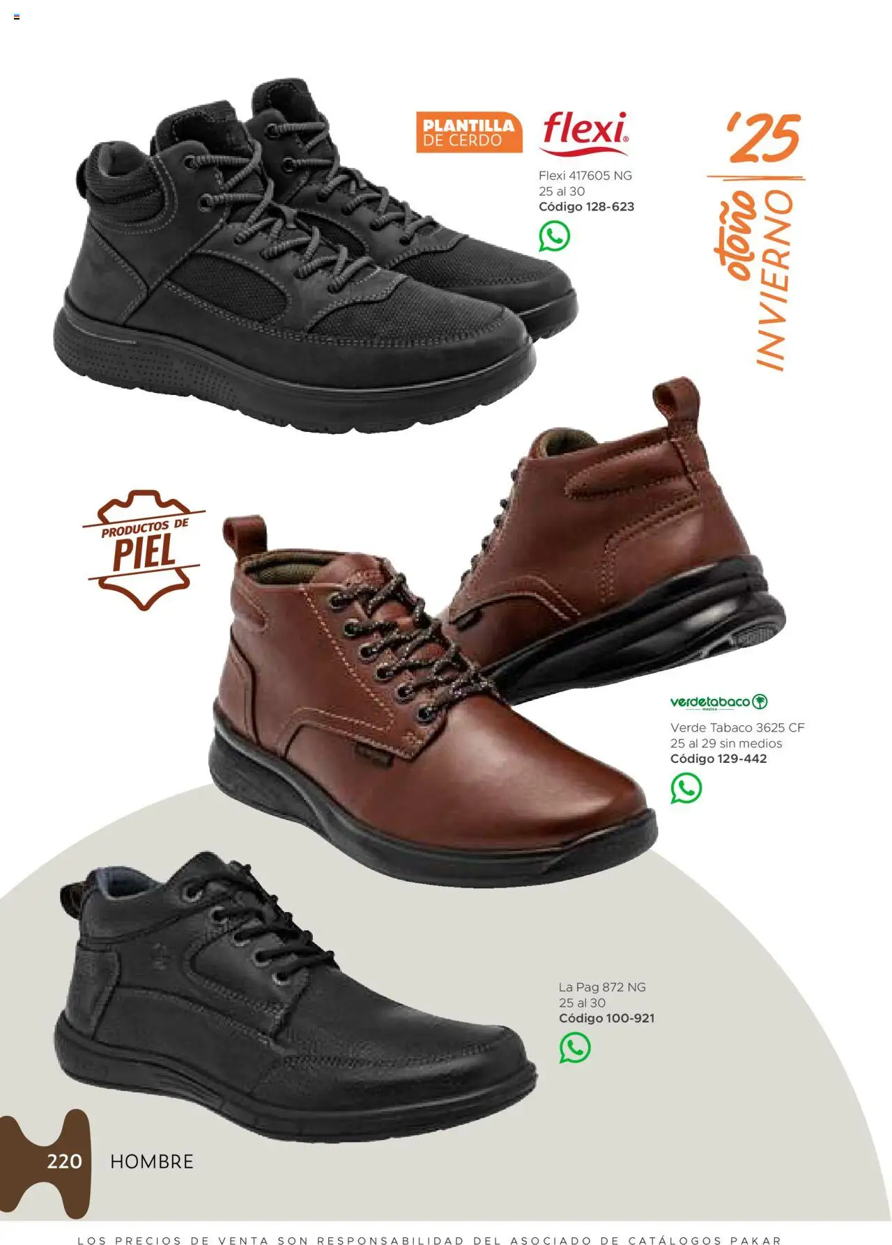 Nuevas ofertas de SC Pakar válidas en toda la República Mexicana desde el 24.07.2025. ¡Encuentra las mejores ofertas en SC Pakar - Catálogo Hombre otoño / invierno! | Página: 220 | Productos: Cerdo