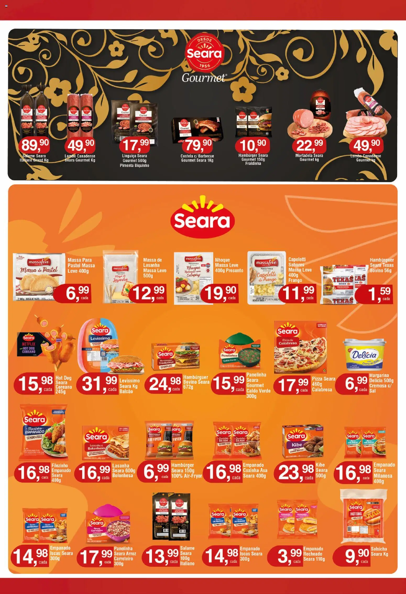Royal Supermercados Folheto - válido de 06.04.2026 | Página: 4 | Produtos: Fraldinha, Pizza, Mortadela, Massa