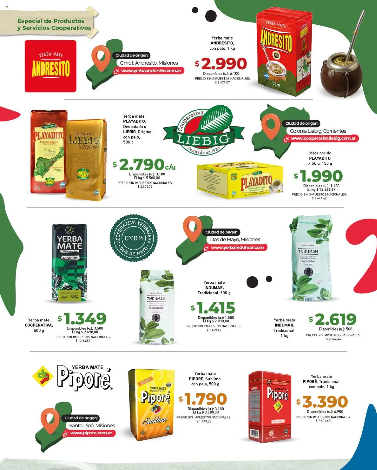 Cooperativa Obrera Coops Day │ válido desde el 26.06.2025 | Página: 4 | Productos: Mate, Yerba, Mate cocido