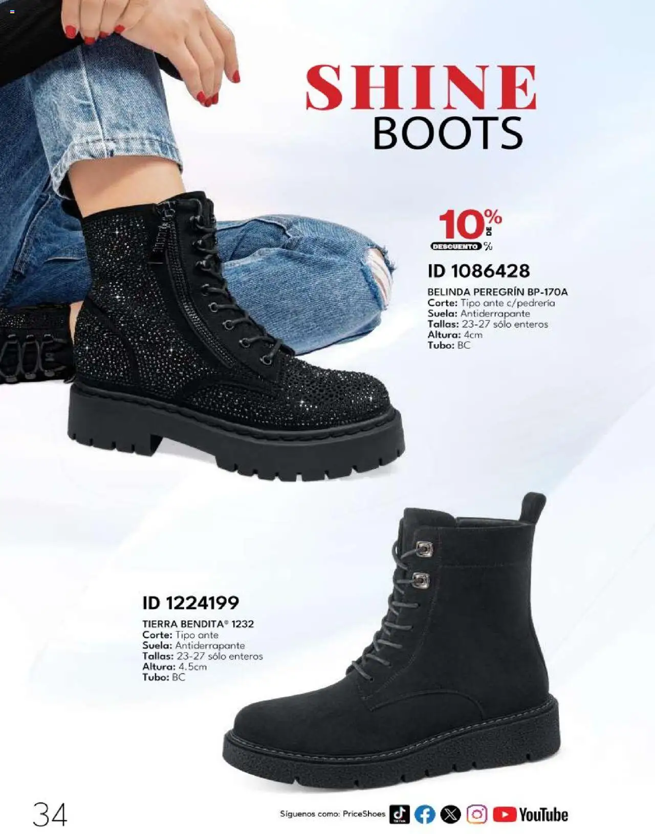 Nuevas ofertas de Price Shoes válidas en toda la República Mexicana desde el 14.10.2025. ¡Encuentra las mejores ofertas en Price Shoes - Catálogo - 10 Pagos sin Intereses! | Página: 36
