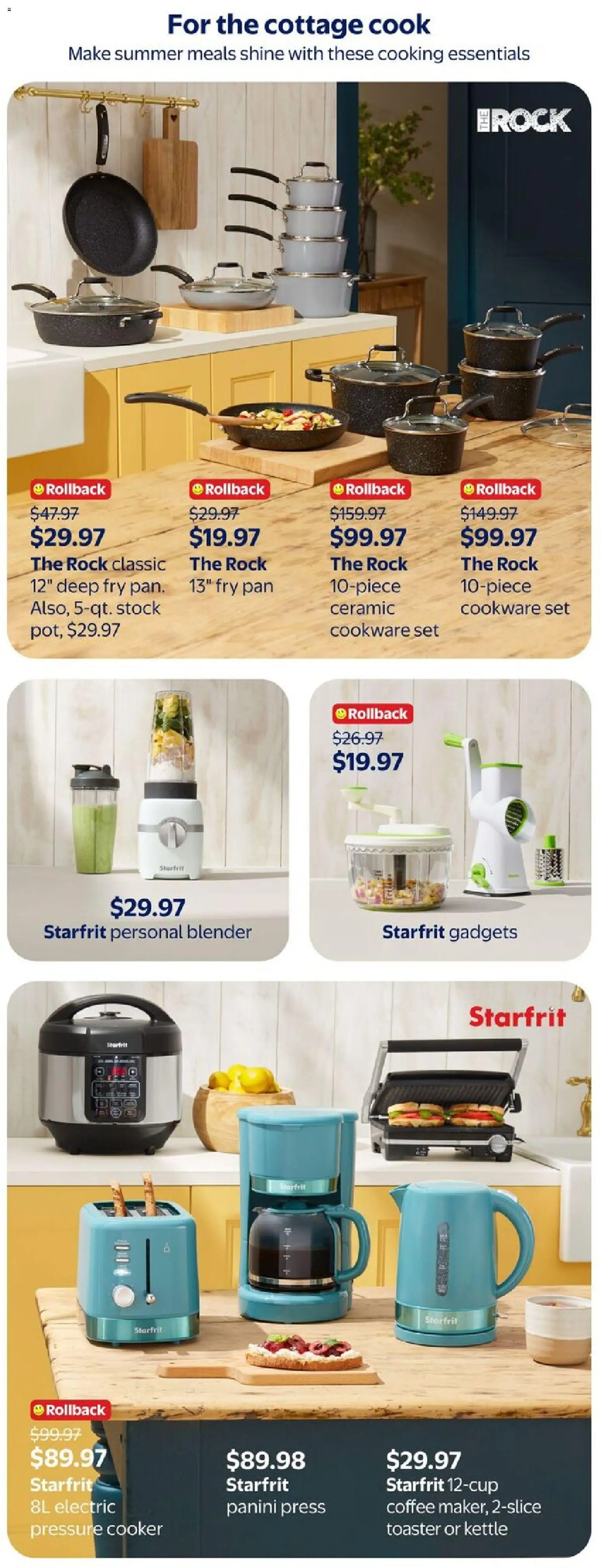 Walmart flyer valid from 30.04.2026 | Page: 11 | Products: Kettle, Toaster, Cooker, Coffee