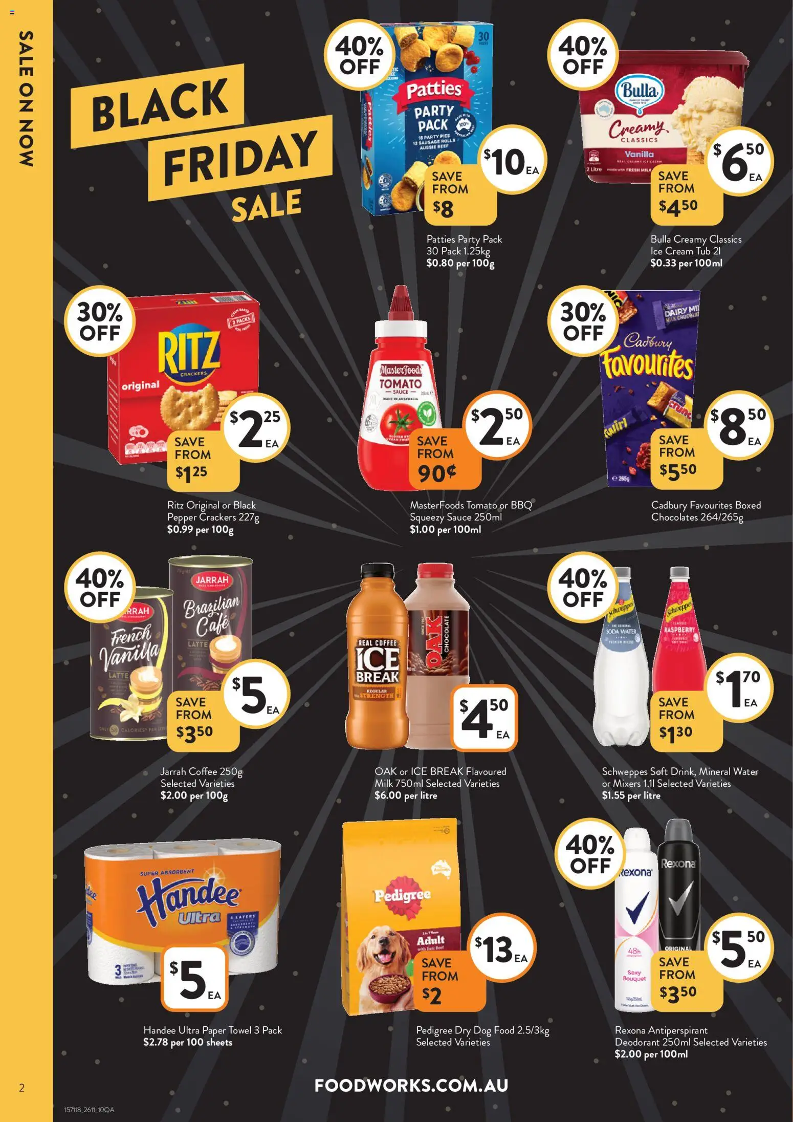 Foodworks catalogue - valid from 26.11.2025 | Page: 2 | Products: Milk, Coffee, Dog food, Cream