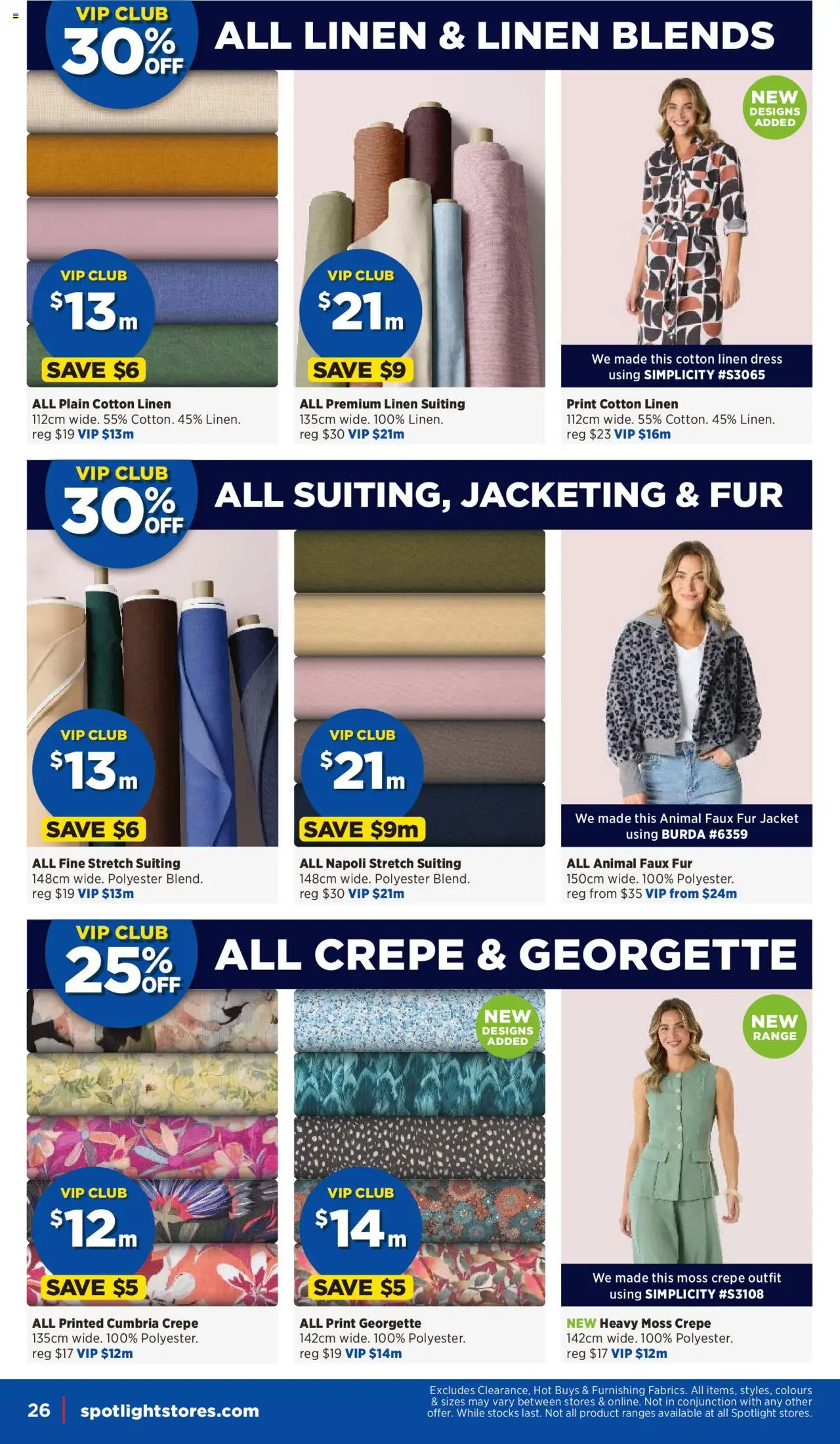 Spotlight catalogue - valid from 04.06.2025 | Page: 26 | Products: Fur, Linen, Dress, Jacket