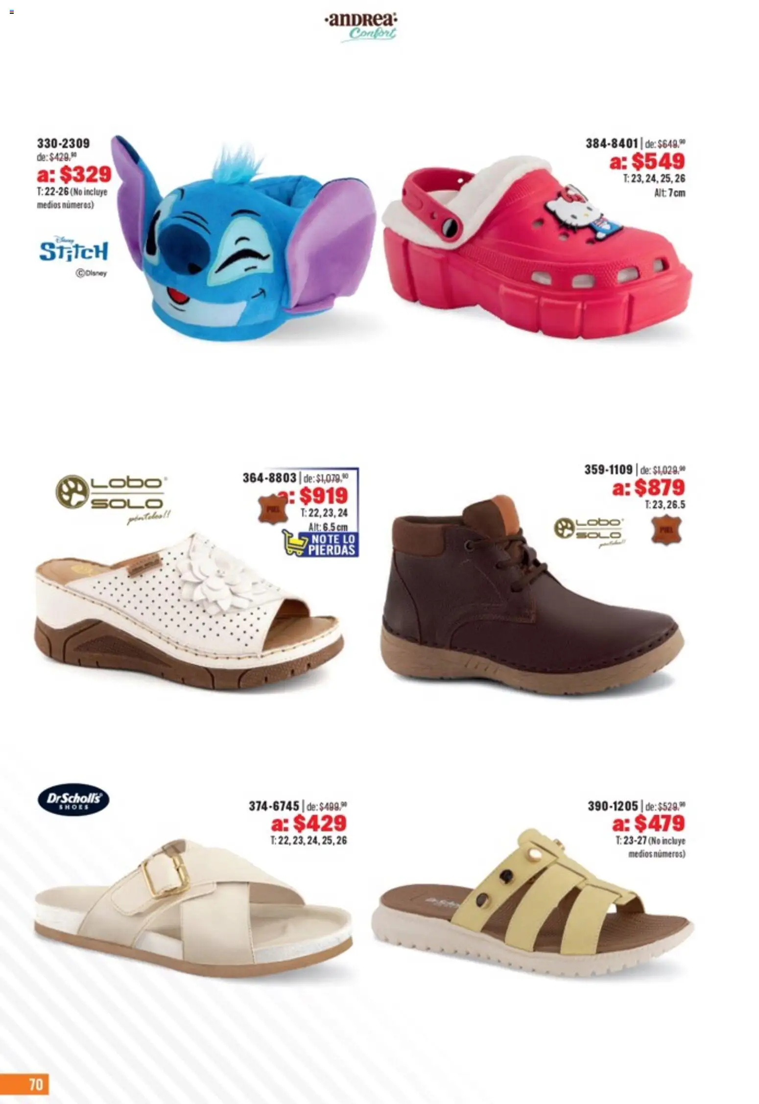 Nuevas ofertas de Andrea válidas en toda la República Mexicana desde el 05.04.2026. ¡Encuentra las mejores ofertas en Andrea catálogo Outlet! | Página: 70