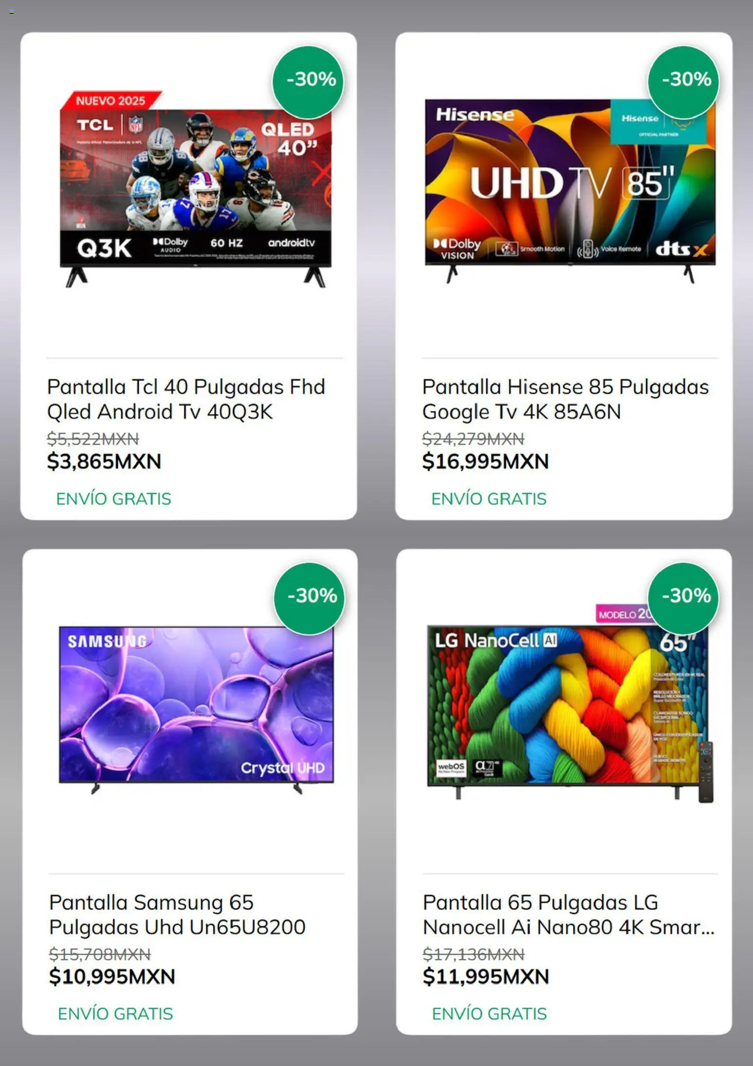 Nuevas ofertas de Sears válidas en toda la República Mexicana desde el 18.11.2025. ¡Encuentra las mejores ofertas en Sears catálogo! | Página: 3 | Productos: Audio