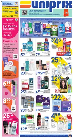 Preview of Uniprix weekly flyer / circulaire from shop Uniprix valid from 03.07.2025