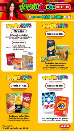 Nuevas ofertas de H-E-B válidas en toda la República Mexicana desde el 11.07.2025. ¡Encuentra las mejores ofertas en H-E-B folleto! | Página: 3