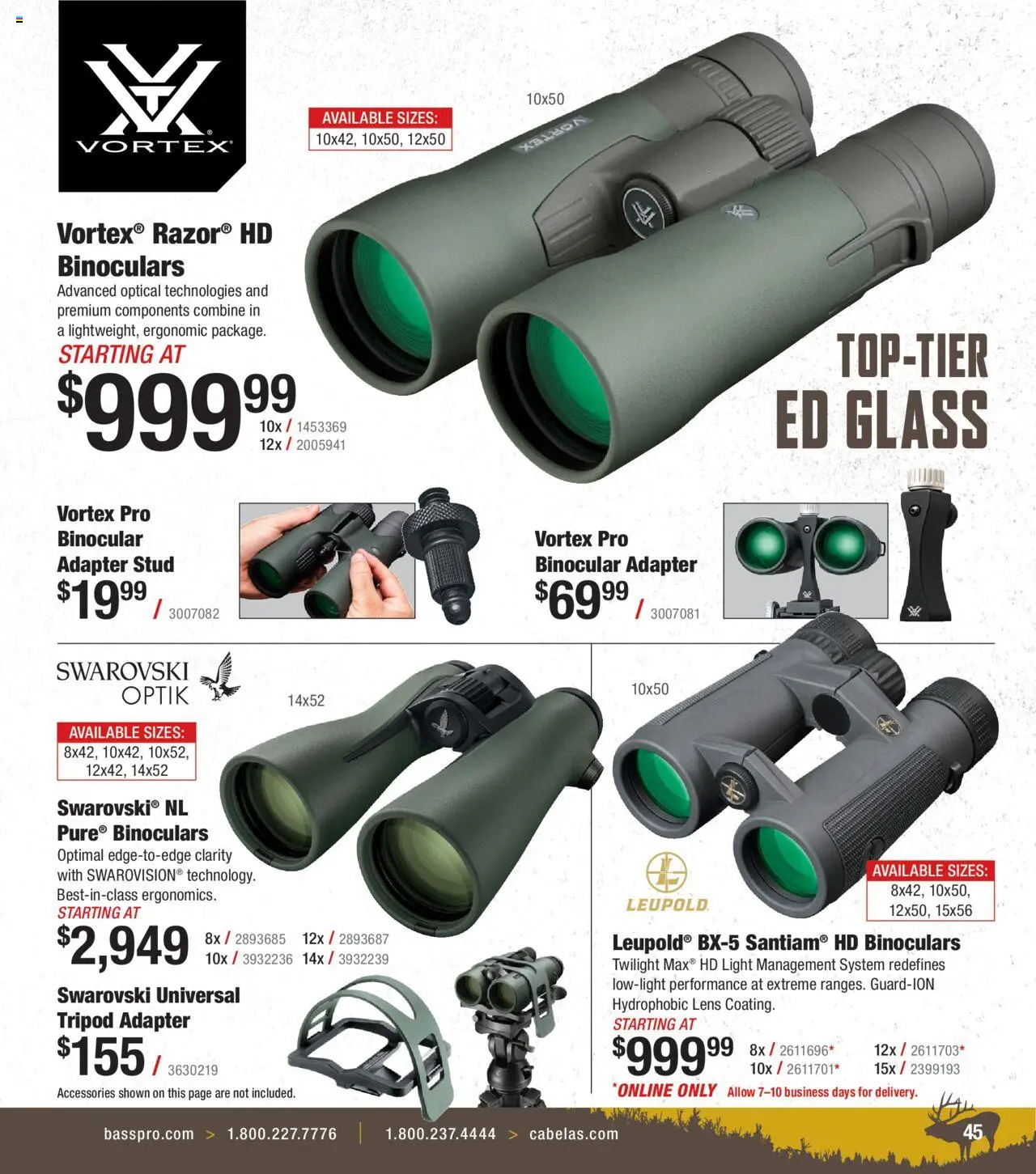 Cabela's Big Game Hunting 25 - valid from 12.06.2025 | Page: 45 | Products: Binocular, Adapter